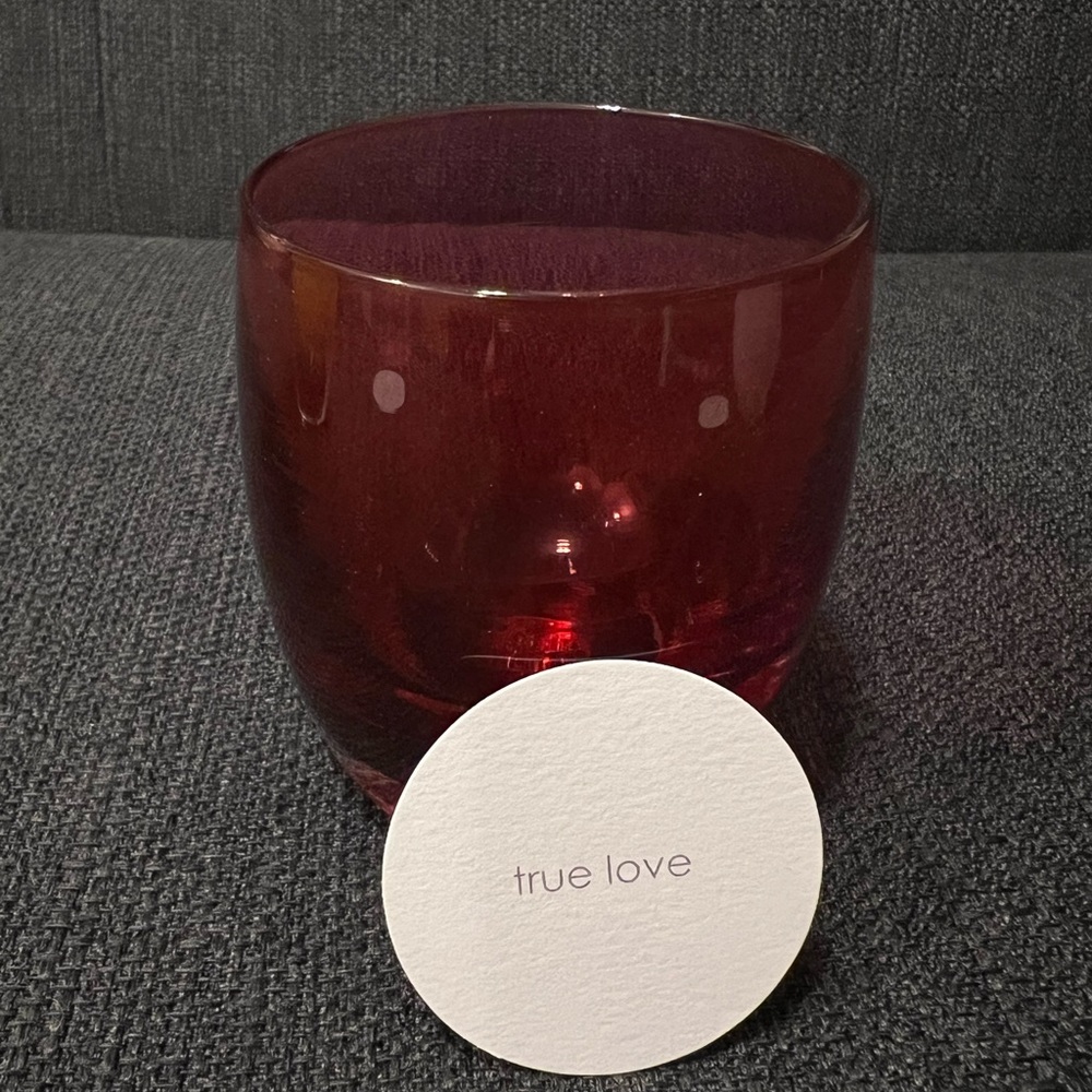glassybaby “true love” candle holder votive